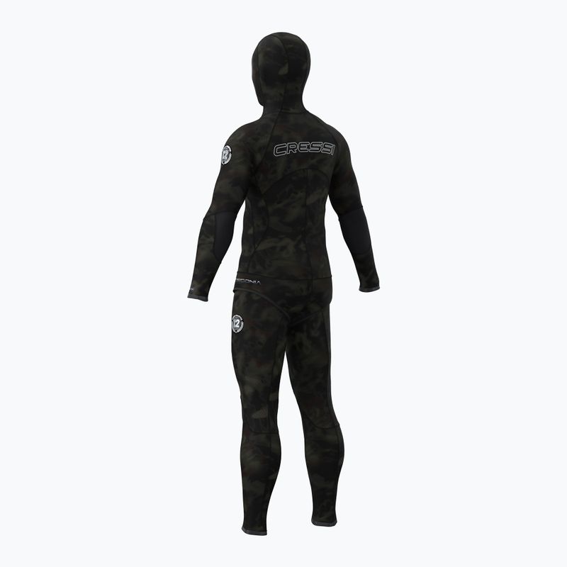 Cressi Posidonia 5mm camouflage two-piece diving wetsuit 3