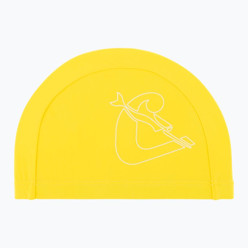Cressi Tago yellow/whie swimming cap 2