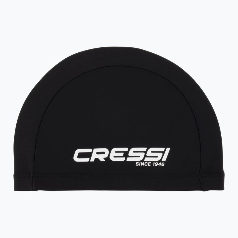Cressi Tago black/white swimming cap