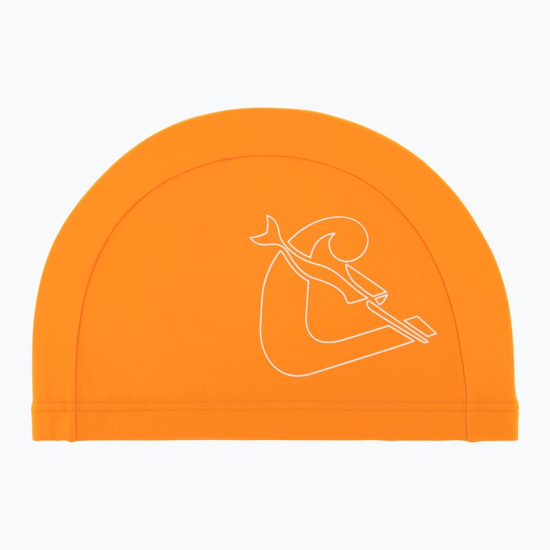 Cressi Tago orange/white swimming cap 2