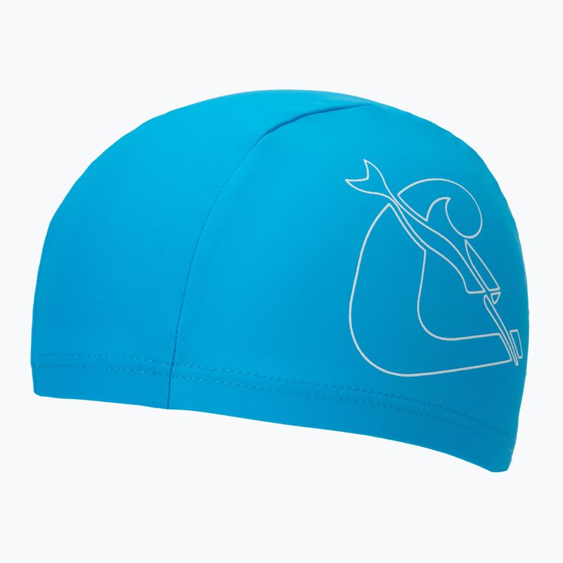 Cressi Tago azure children's swimming cap 2