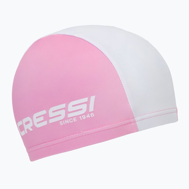 Cressi Tago pink/white children's swimming cap