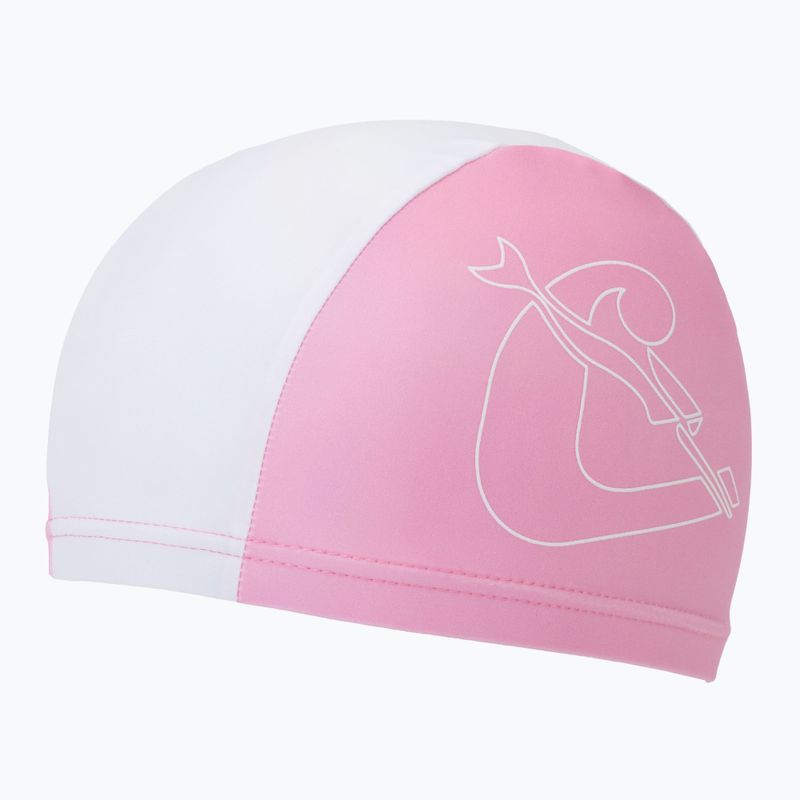 Cressi Tago pink/white children's swimming cap 2