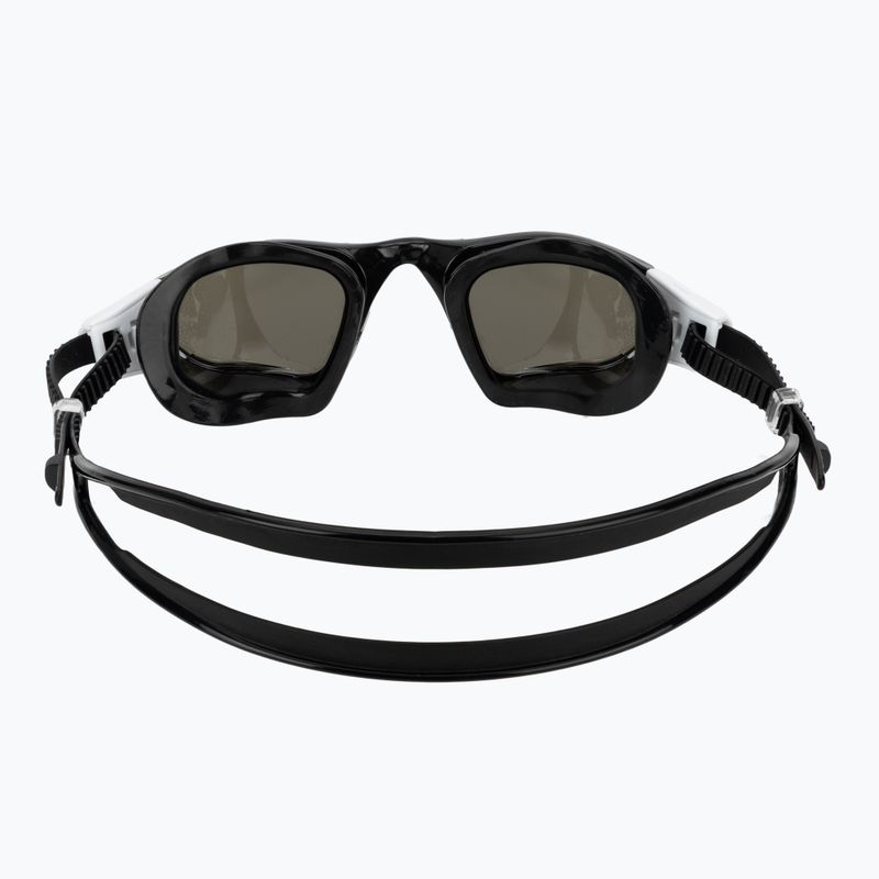 Cressi Vortex black/white smoke swim goggles 4