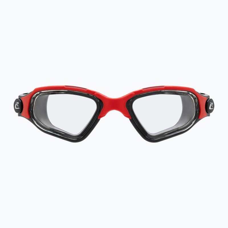 Cressi Clear Eyes swim goggles black/red 2