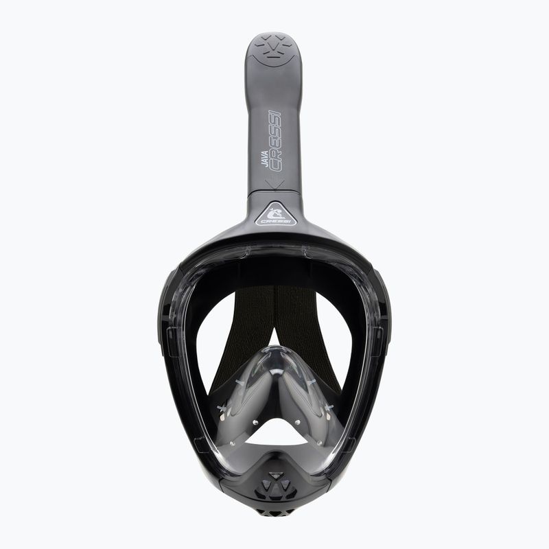 Full-face snorkelling mask Cressi Java Full Face black/black 3