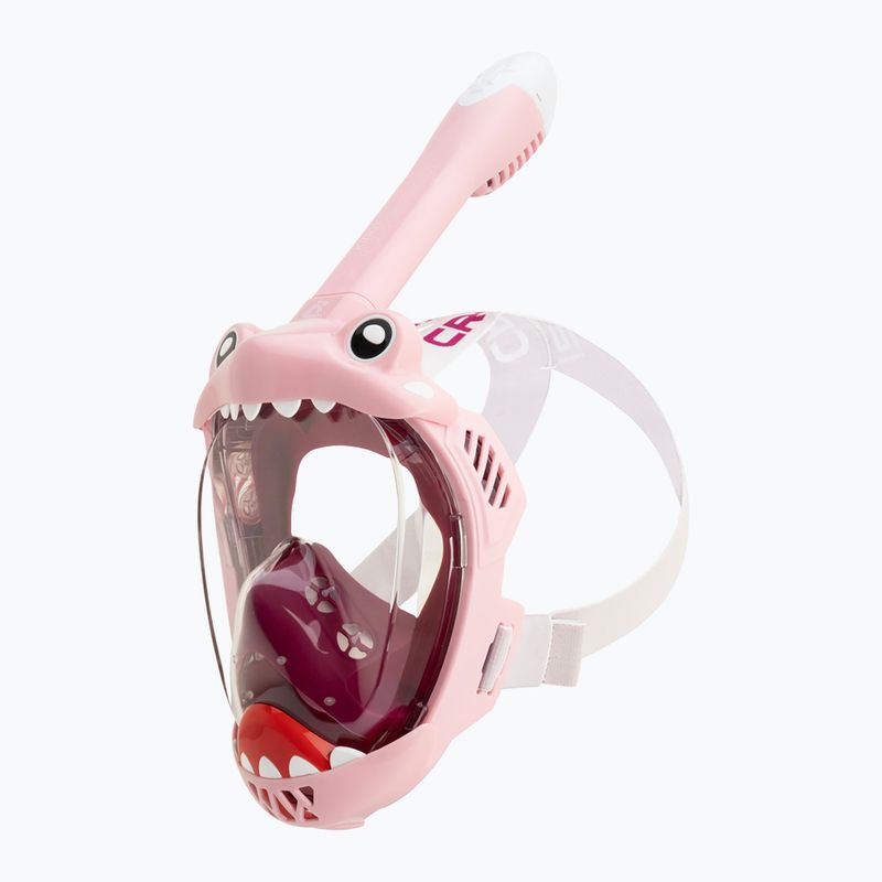 Children's full-face snorkelling mask Cressi Kiddy Full Face Jr pink/purple/white 3