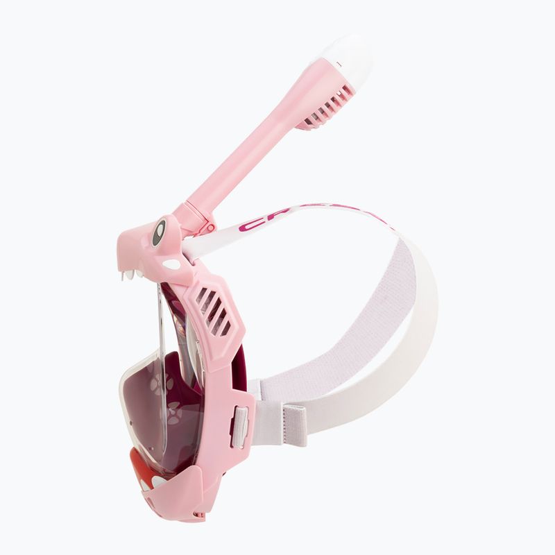 Children's full-face snorkelling mask Cressi Kiddy Full Face Jr pink/purple/white 4