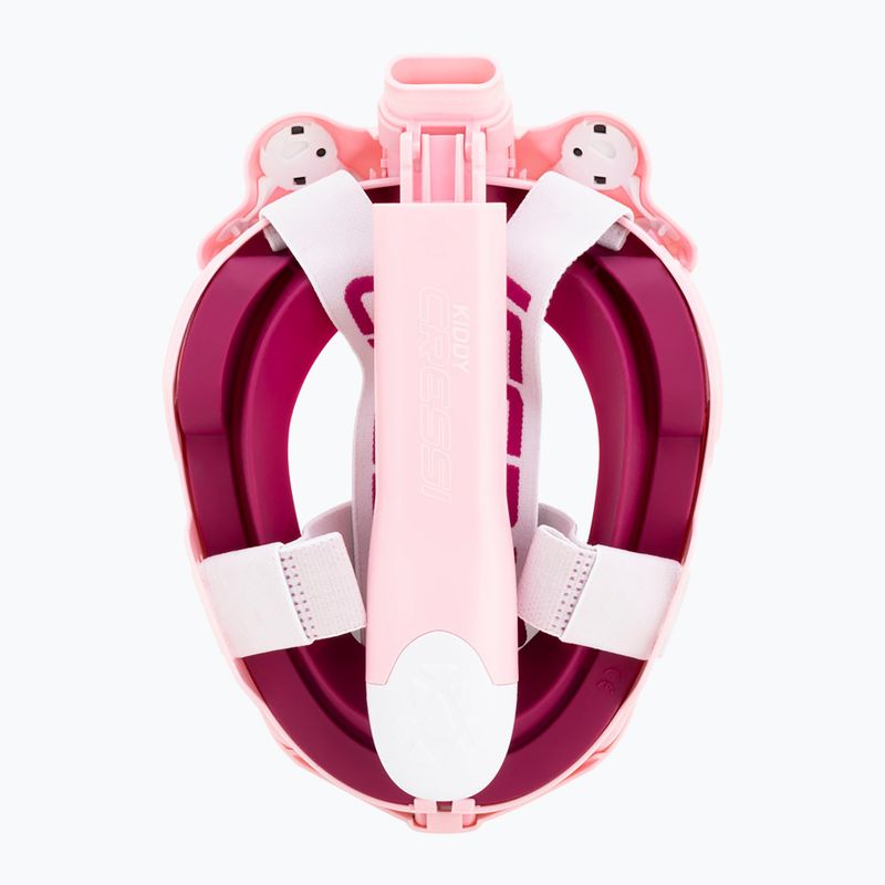Children's full-face snorkelling mask Cressi Kiddy Full Face Jr pink/purple/white 5