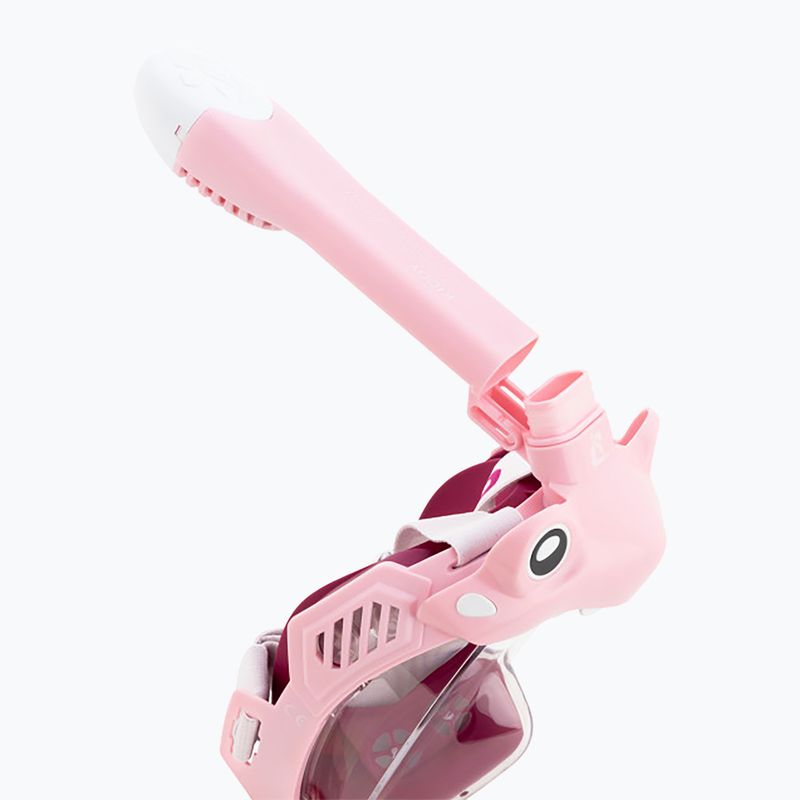 Children's full-face snorkelling mask Cressi Kiddy Full Face Jr pink/purple/white 7