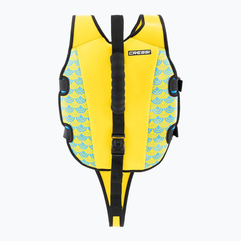 Children's swimming vest Cressi Little Turtle yellow/azure 2