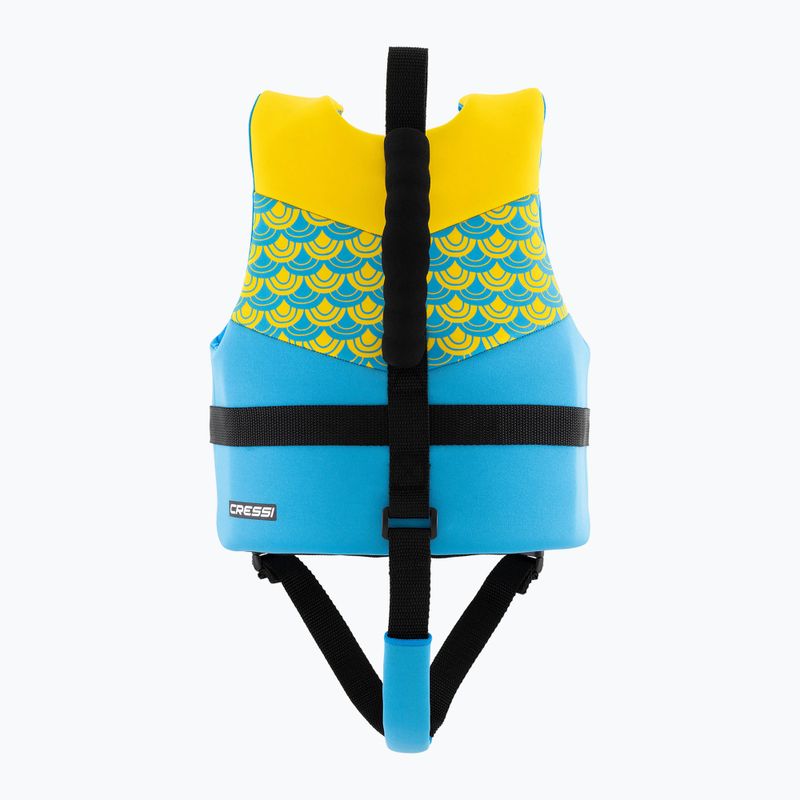 Children's swimming vest Cressi Froggy azure/yellow 2