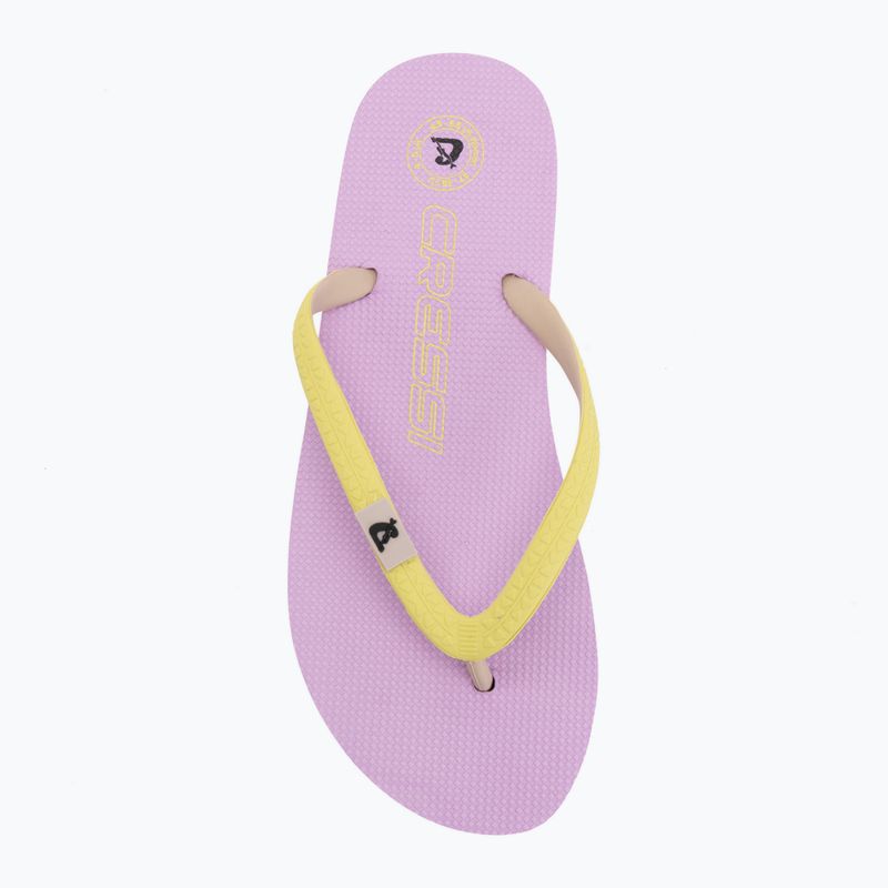 Women's flip-flops Cressi St Tropez lilac/lime 5