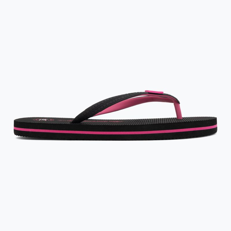 Women's flip-flops Cressi St Tropez black/fuchsia 2