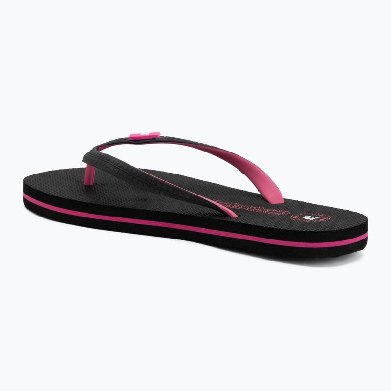 Women's flip-flops Cressi St Tropez black/fuchsia 3
