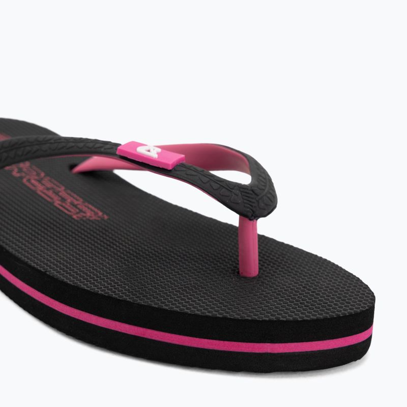 Women's flip-flops Cressi St Tropez black/fuchsia 7