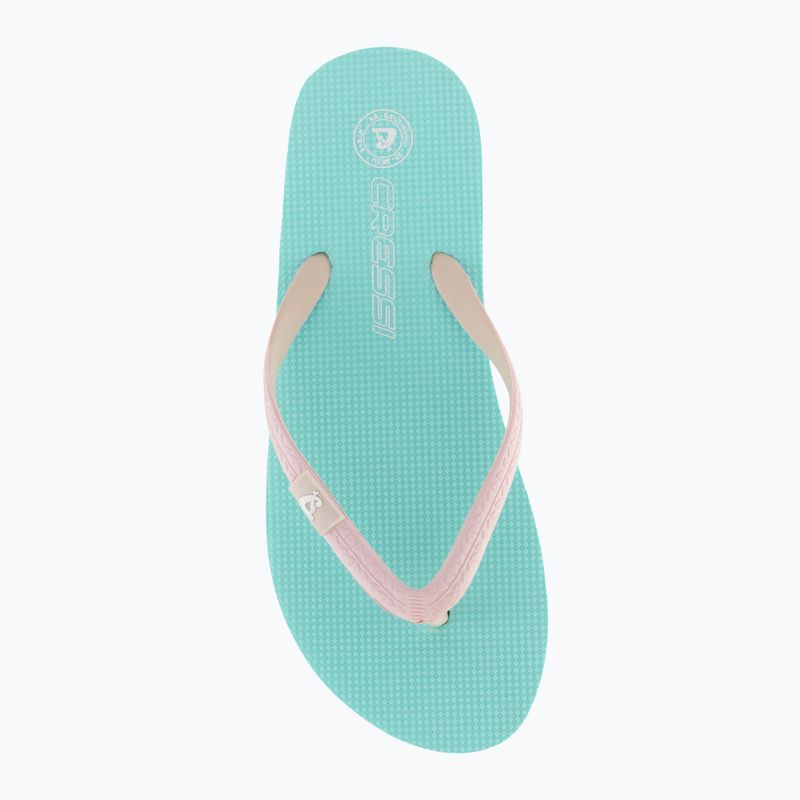 Women's flip-flops Cressi St Tropez aquamarine/pink 4
