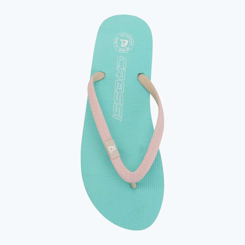 Women's flip-flops Cressi St Tropez aquamarine/pink 5