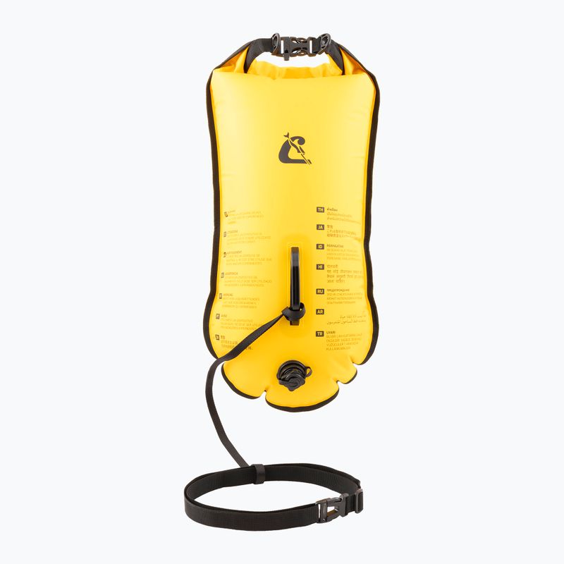 Safety buoy Cressi Glide Pro yellow 3