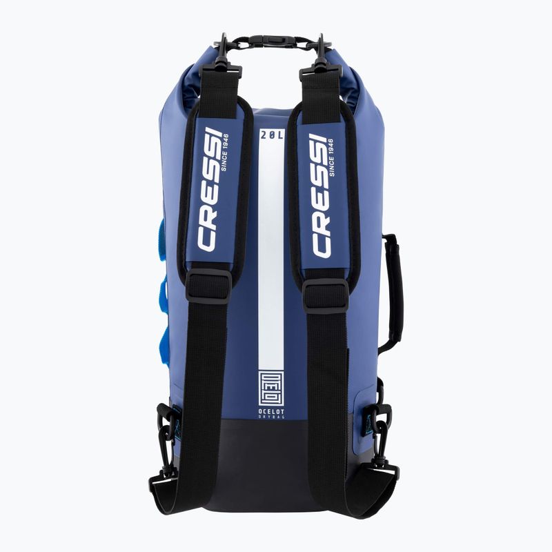Waterproof bag Cressi Ocelot Dry Bag 20 l blue/light blue 2