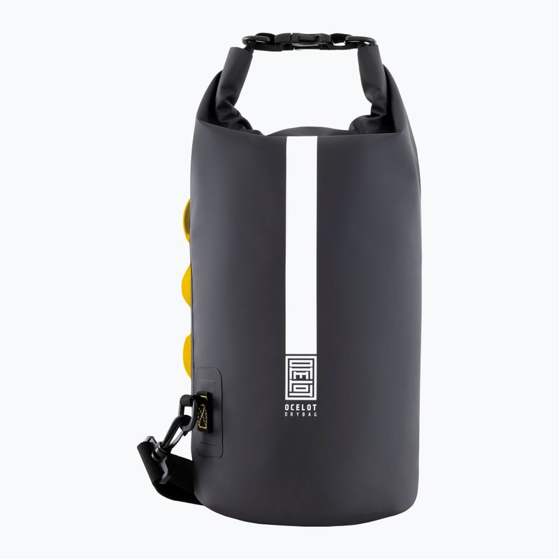 Waterproof bag Cressi Ocelot Dry Bag 10 l black/yellow 2