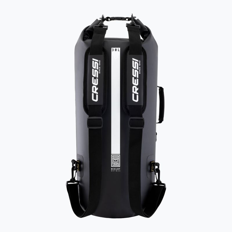 Waterproof bag Cressi Ocelot Dry Bag 30 l black/yellow 2