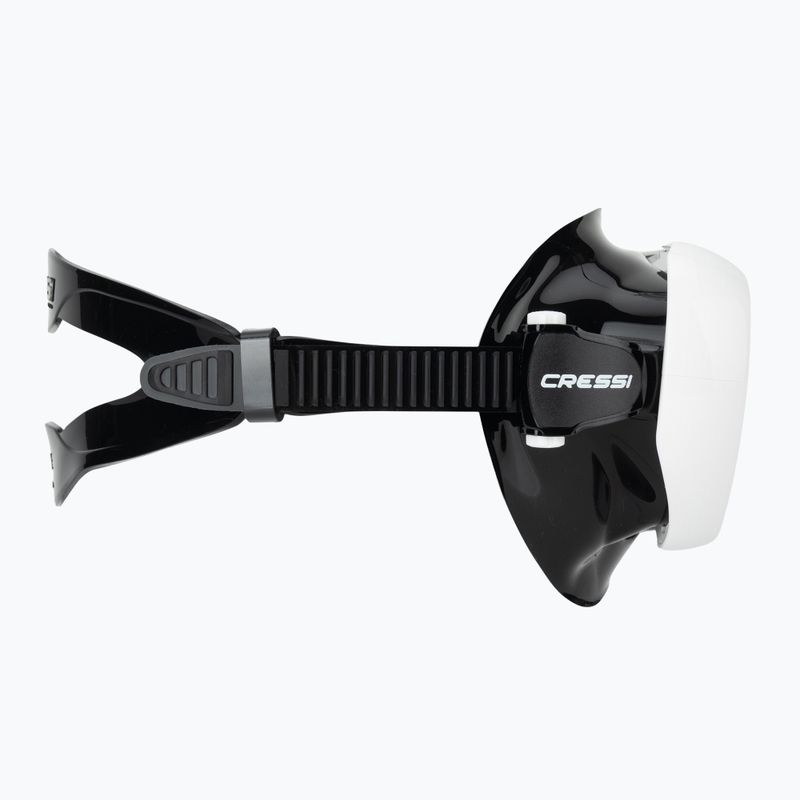 Women's diving mask Cressi Honey 420 UV black/white/blue/orange 3