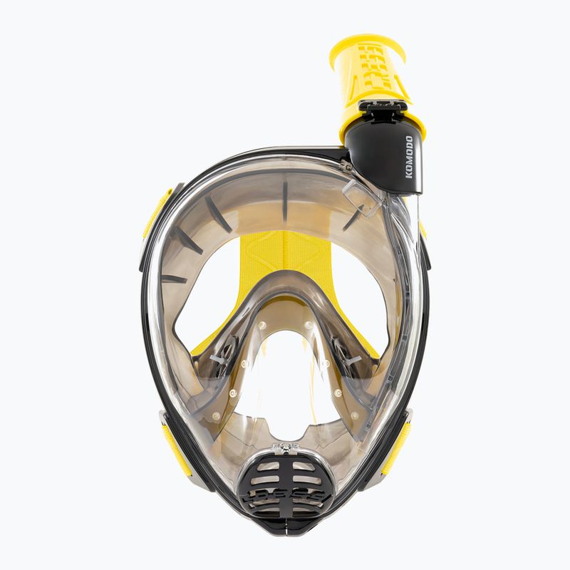Full-face snorkelling mask Cressi Komodo Full Face black/yellow 3