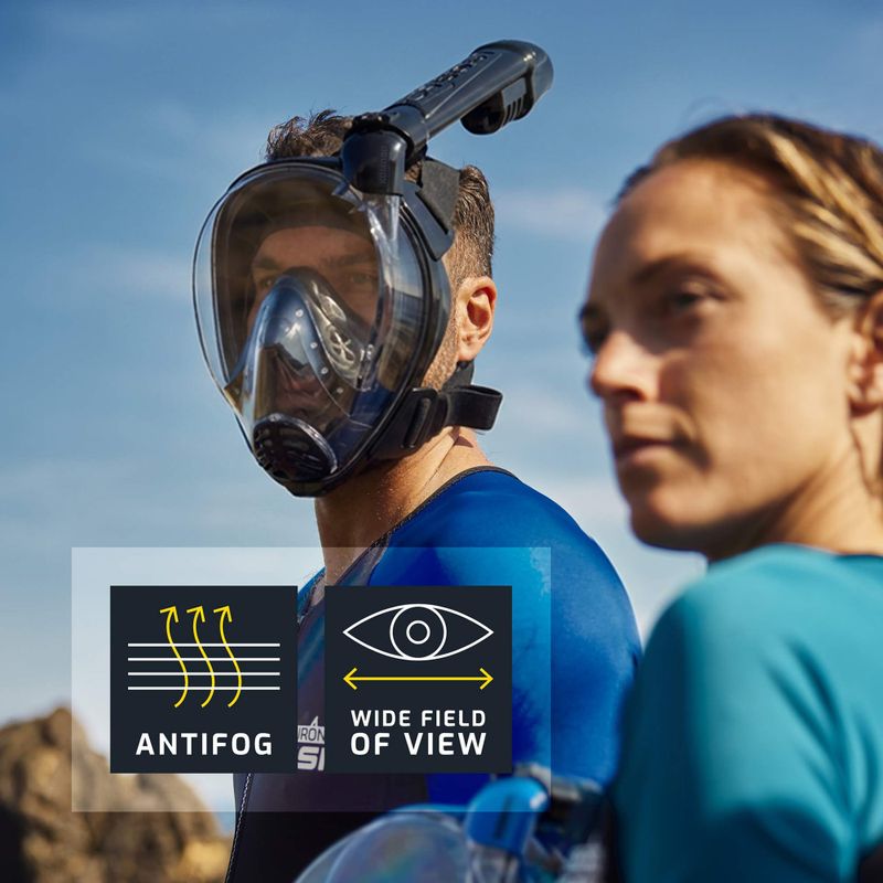 Full-face snorkelling mask Cressi Komodo Full Face blue/black 13