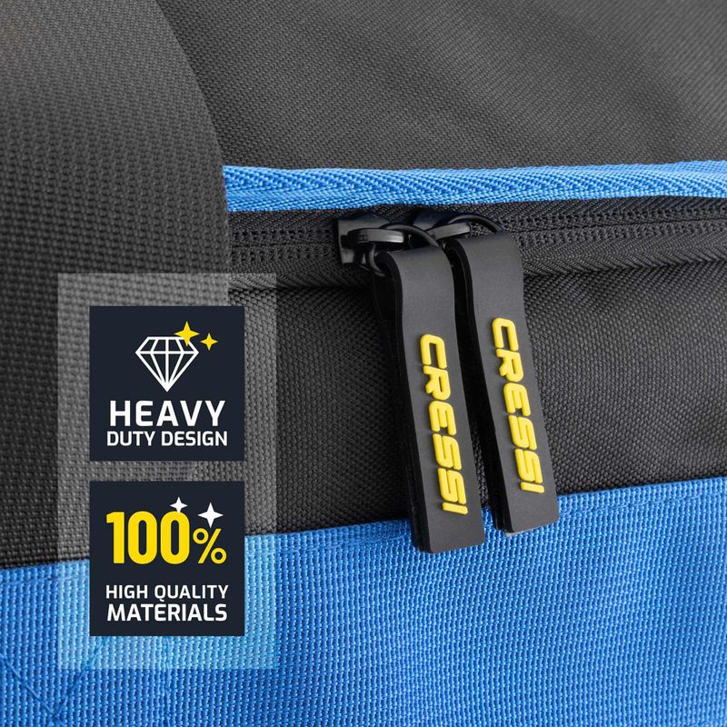 Bag Cressi Olimpia Pool Family Duffle 45 l black/blue 7