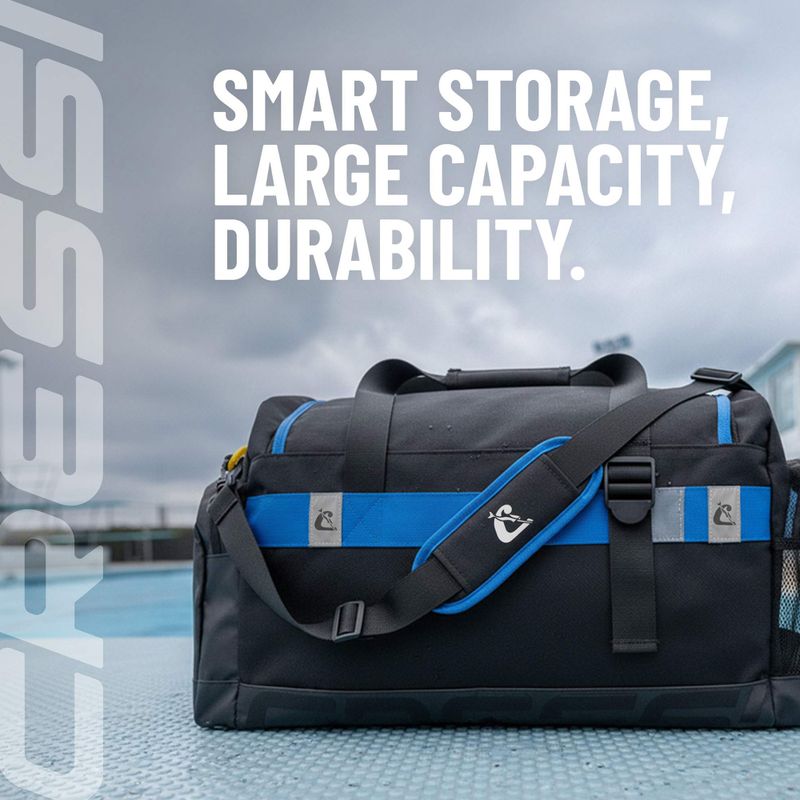 Bag Cressi Olimpia Pool Family Duffle 45 l black/blue 11