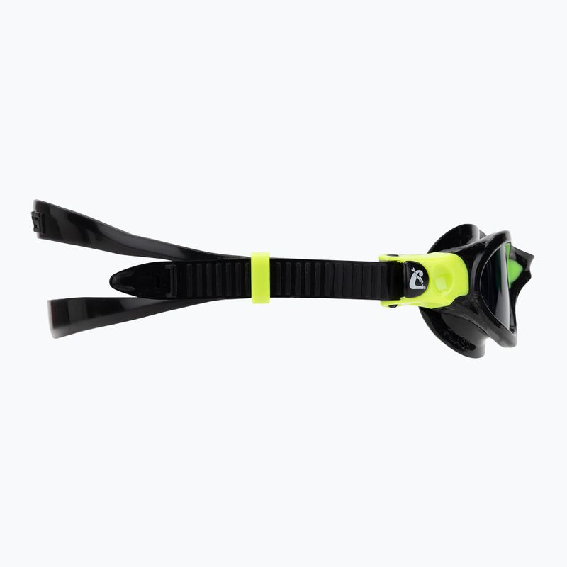 Swim goggles Cressi Flash black/lime smoked 3