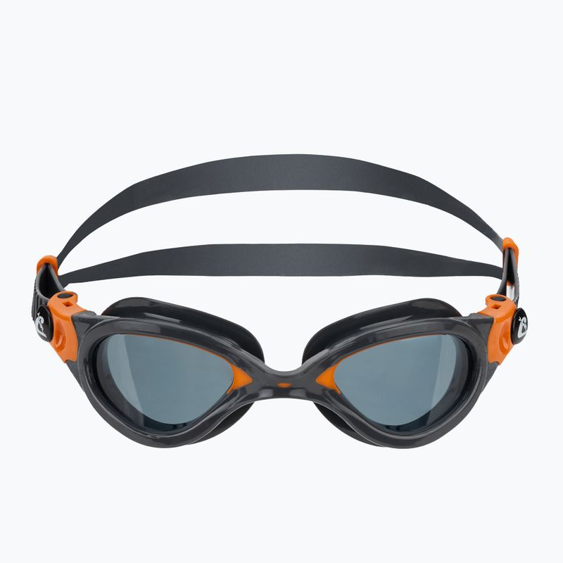 Swim goggles Cressi Flash grey/orange smoked 2