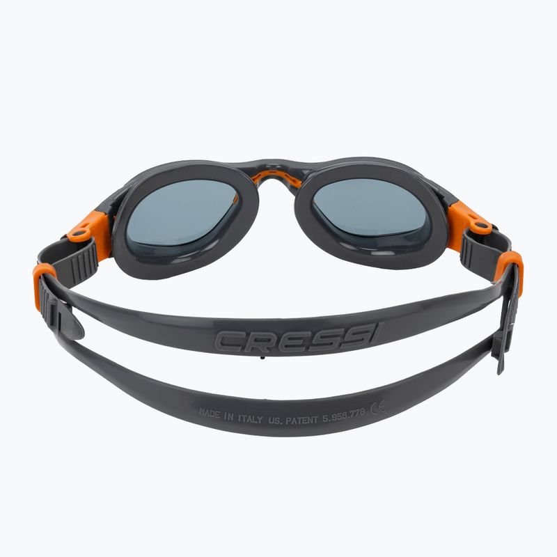 Swim goggles Cressi Flash grey/orange smoked 4