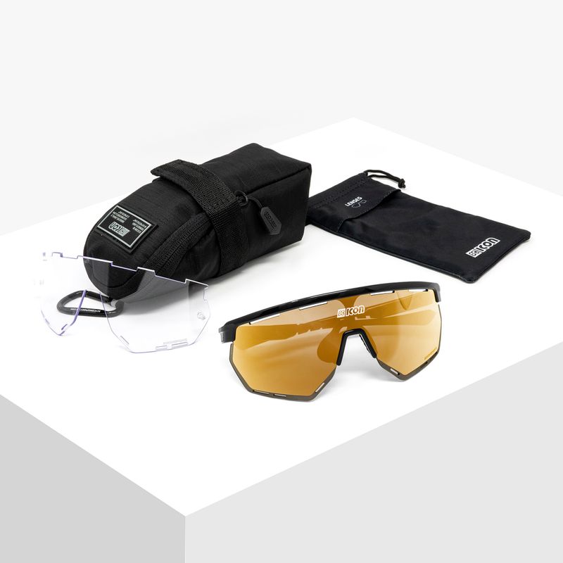 SCICON Aerowing Crystal Gloss/Scnpp Multimirror Bronze cycling glasses 7