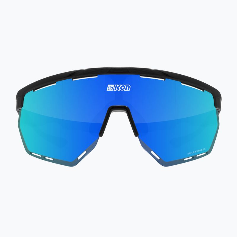 SCICON Aerowing black gloss/scnpp multimirror blue cycling glasses EY26030201 3