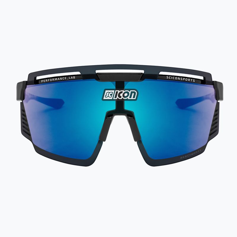 SCICON Aerowatt black gloss/scnpp multimirror blue cycling glasses EY37030200 3