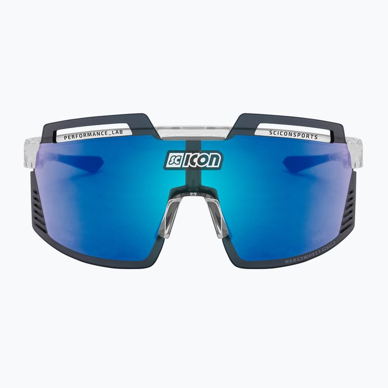 SCICON Aerowatt Foza crystal gloss/scnpp multimirror blue cycling glasses EY38030700 3