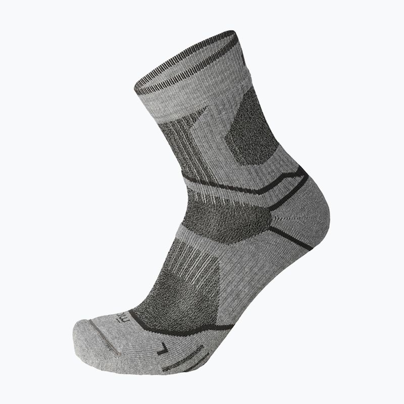 Mico Medium Weight Extra Dry Trek Crew grey trekking socks CA03058 5
