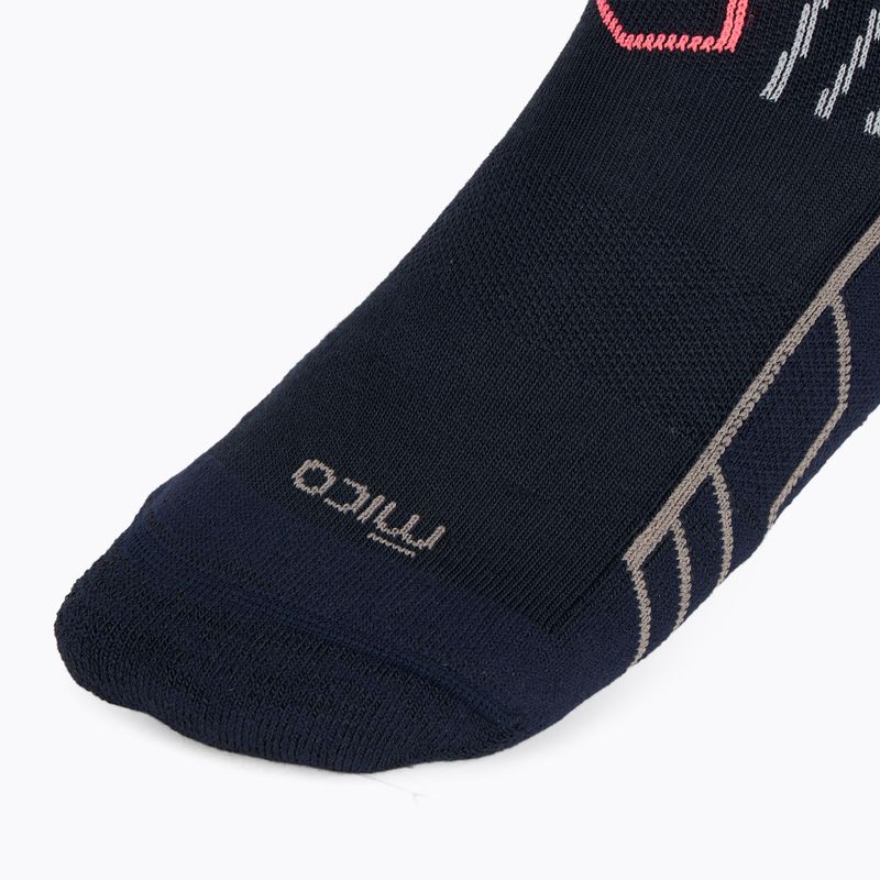 Women's ski socks Mico Medium Weight Warm Control Ski blu 3