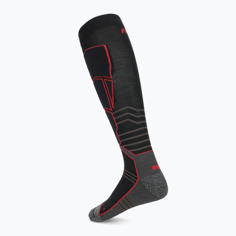 Ski socks Mico Medium Weight Superthermo Natural Marino Ski nero/rosso 2