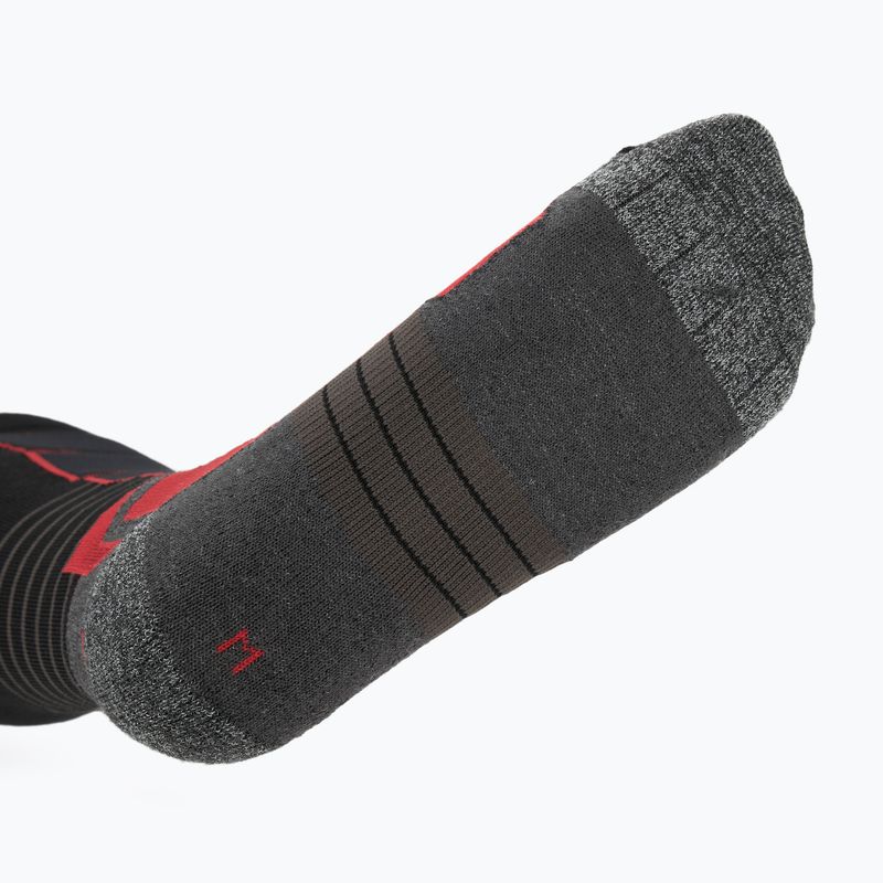 Ski socks Mico Medium Weight Superthermo Natural Marino Ski nero/rosso 4