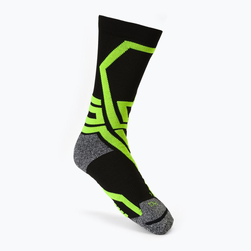 Mico Medium Weight X-Performance X-C Ski Socks black/yellow CA00146