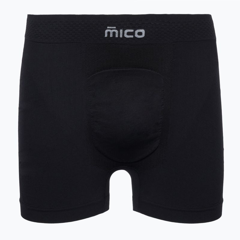 Men's Mico P4P Skintech Odor Zero Ionic+ thermal boxers black IN01789