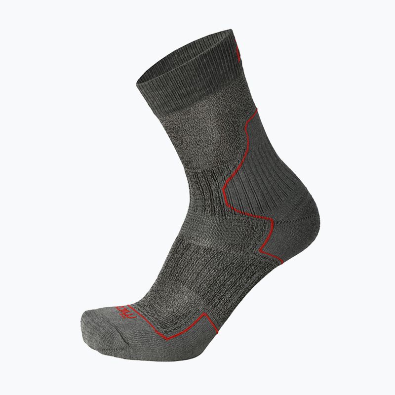 Mico Light Weight Extra Dry Hike Crew grey trekking socks CA03069