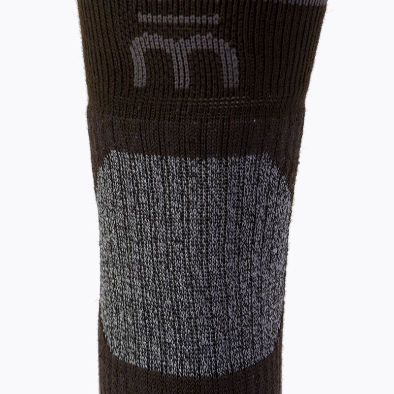 Mico Medium Weight Trek Crew Extra Dry grey trekking socks CA03058 3