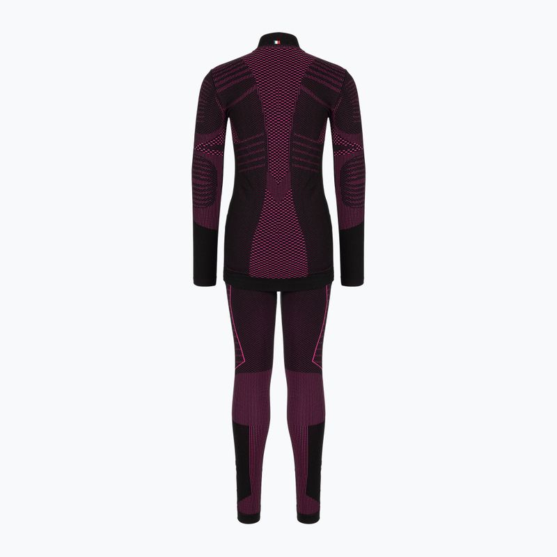 Children's thermal underwear Mico Extra Dry Kit black/pink BX02826 2