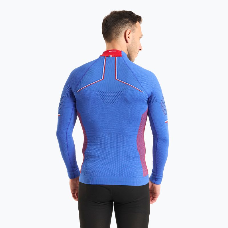 Men's thermal active sweatshirt Mico M1 Mock Neck cobalto 2