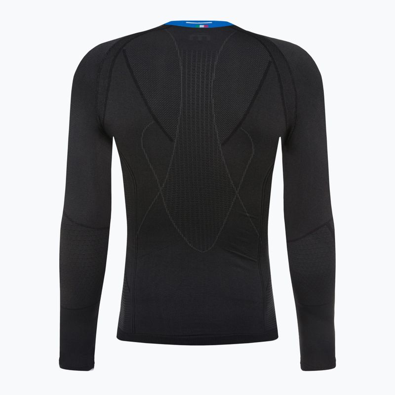 Men's thermal active sweatshirt Mico Odor Zero Round Neck nero 7