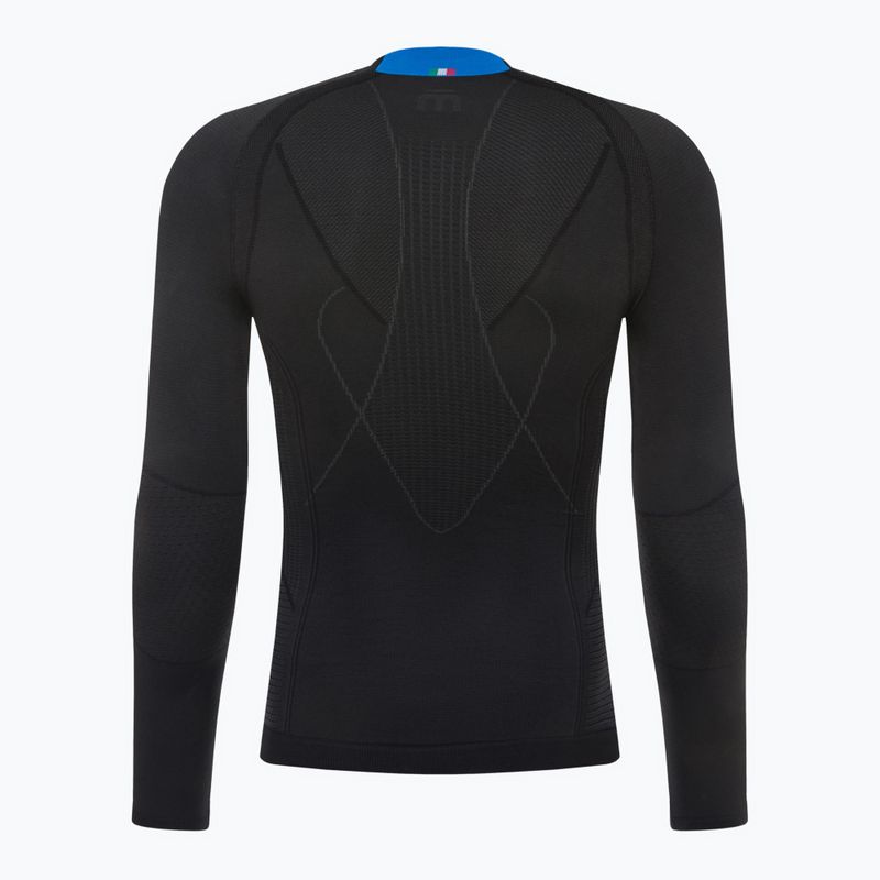 Men's thermal active sweatshirt Mico Odor Zero Mock Neck nero 7